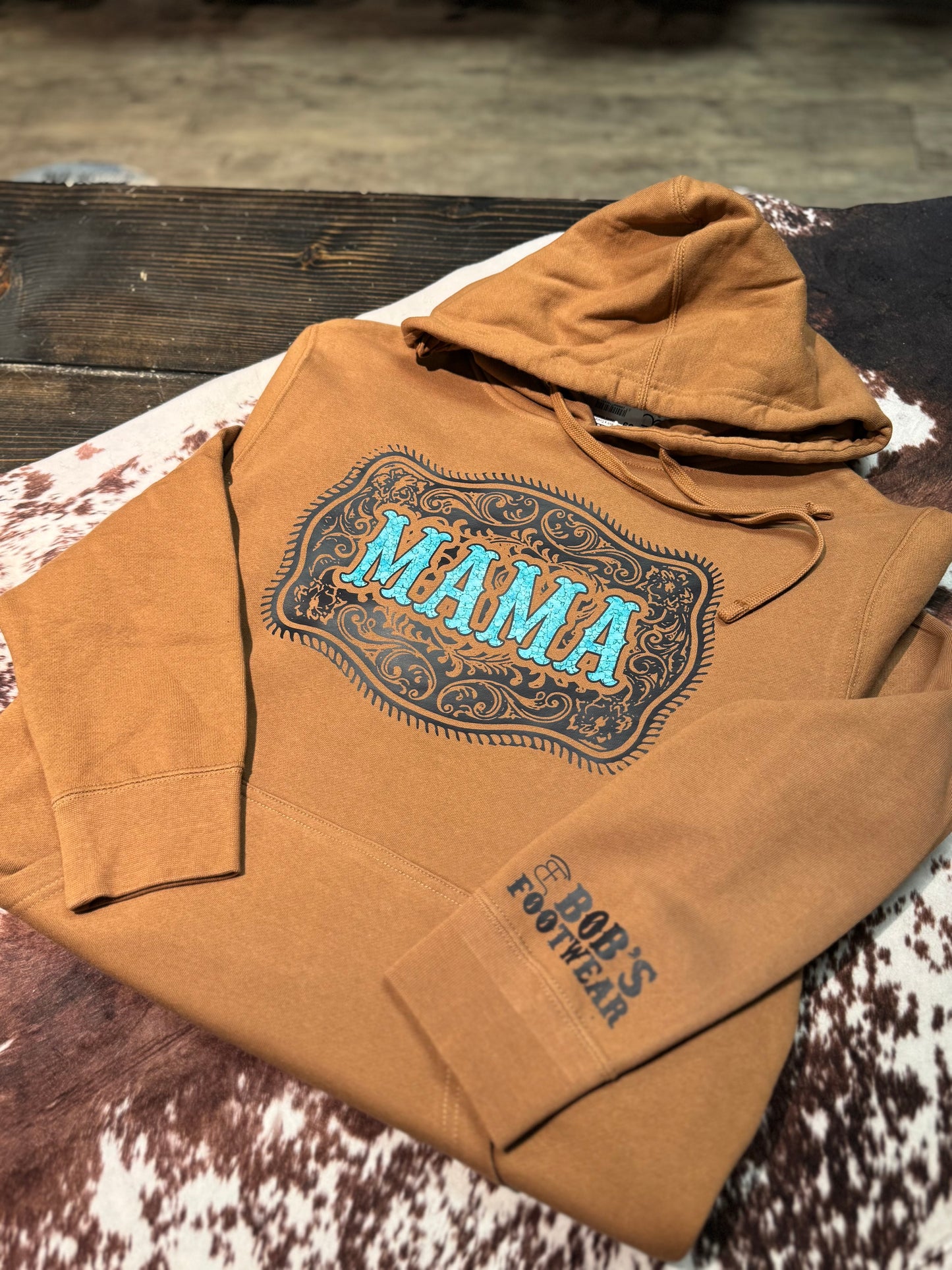 Bob's Custom Buckle Mama Hoodie