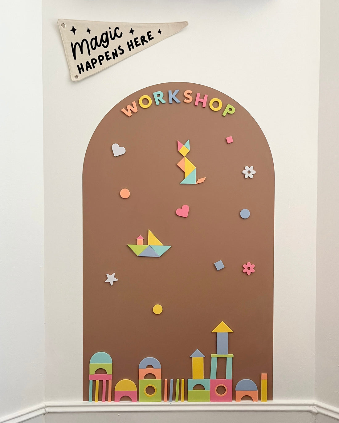 Magic Shape Set Soft Foam Magnets