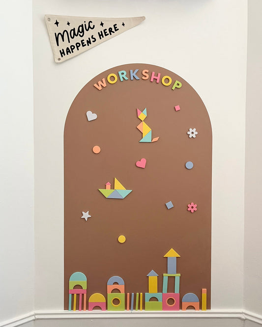 Magic Shape Set Soft Foam Magnets