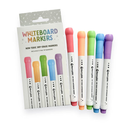 Whiteboard Dry-Erase Markers (5pc) RAINBOW