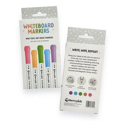 Whiteboard Dry-Erase Markers (5pc) RAINBOW