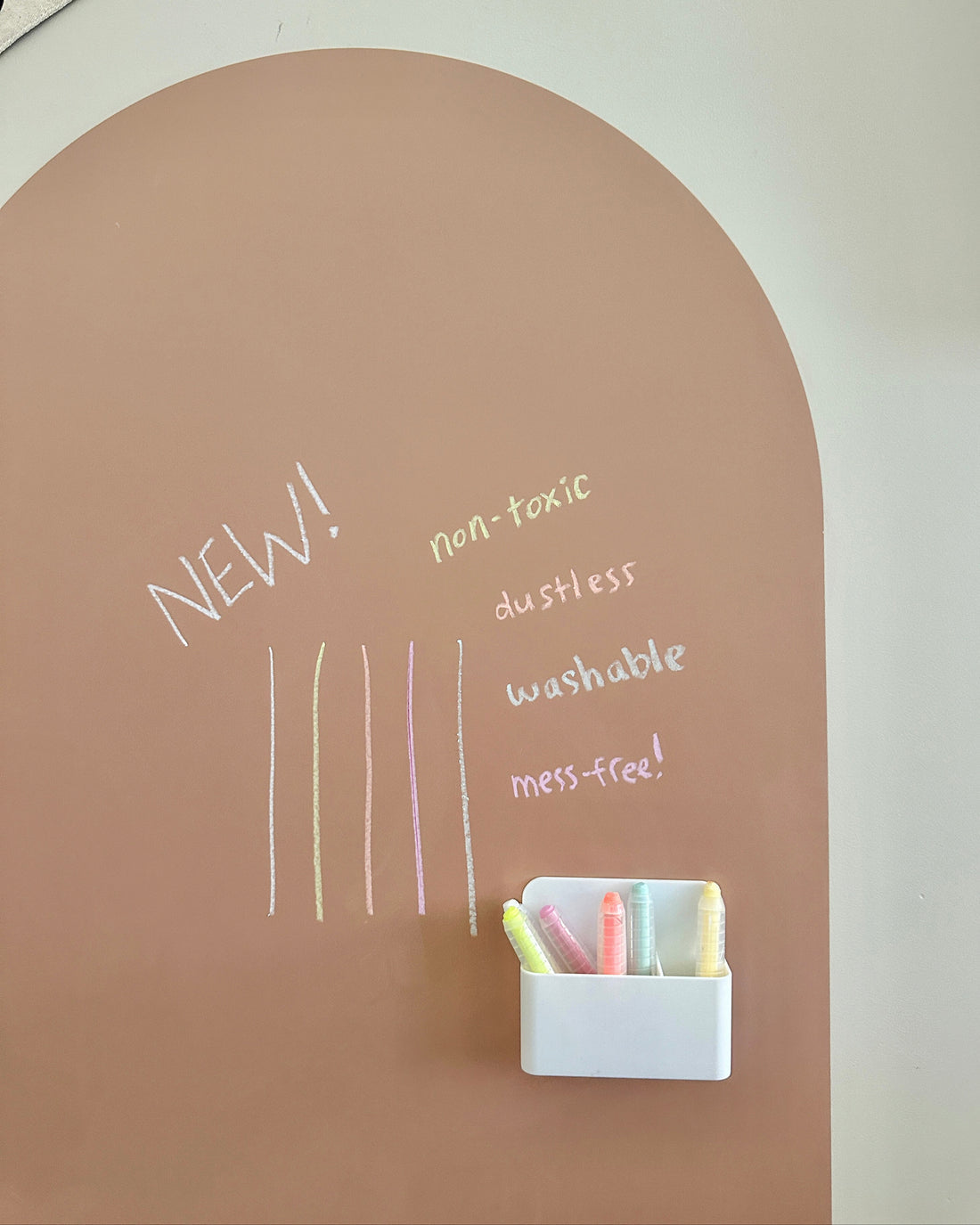 Dustless Chalk Crayons + Holder