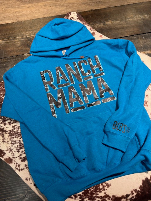 Ranch Mama Blue Hoodie