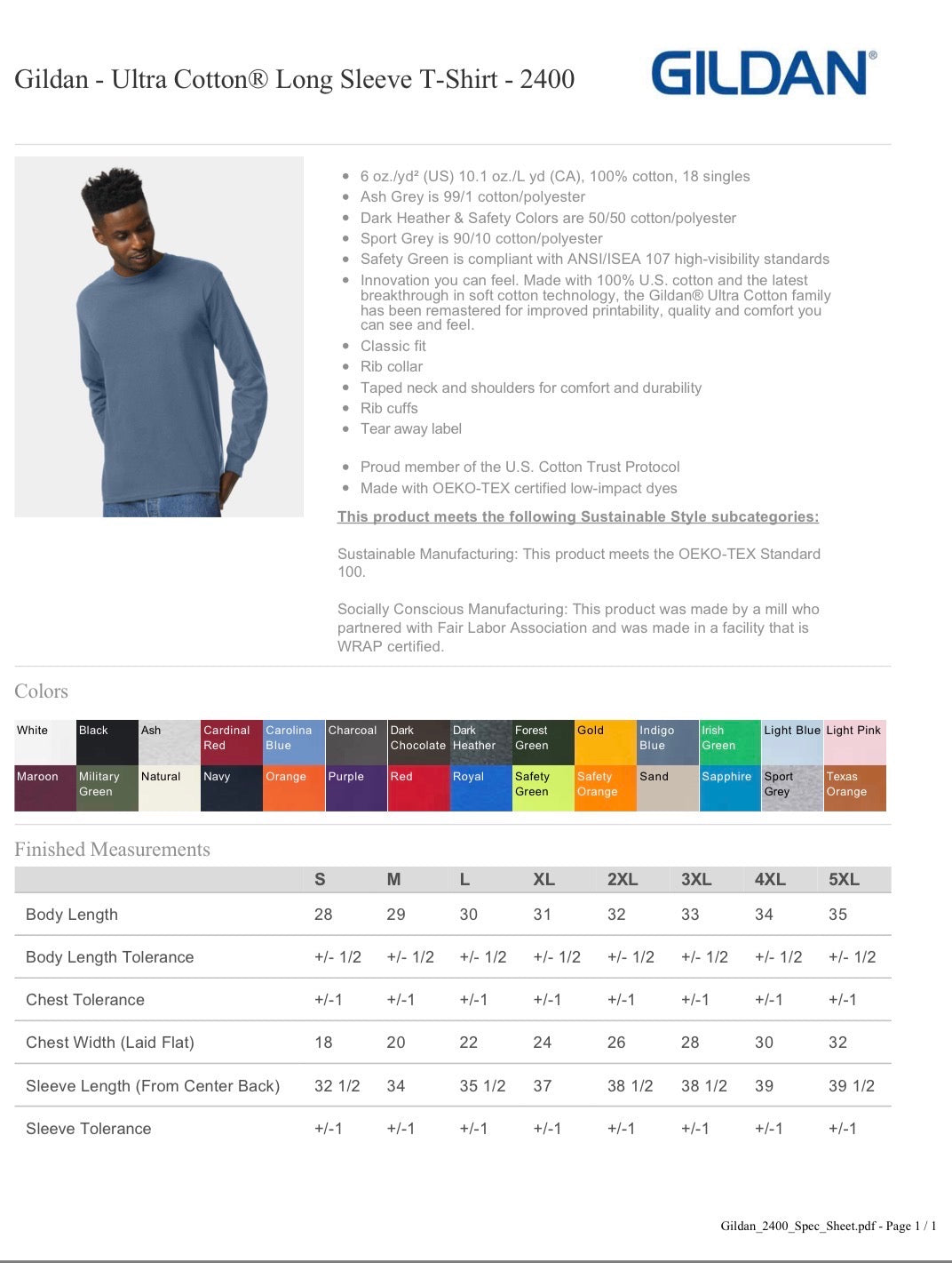 Horsefly School Adult Long Sleeve
