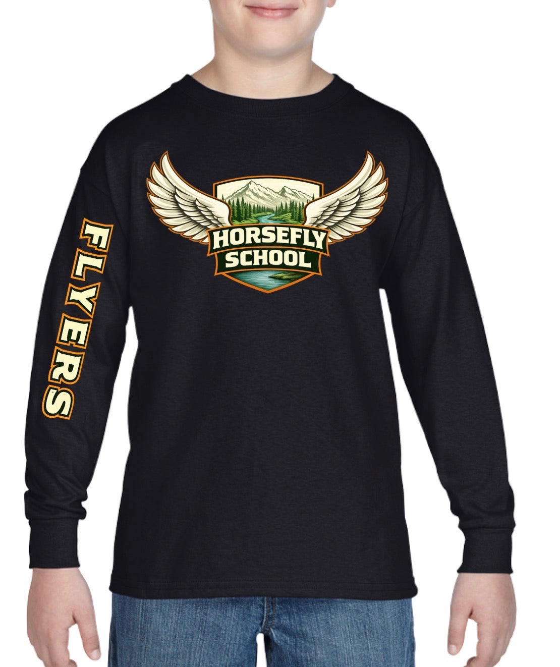 Horsefly School Youth Long Sleeve