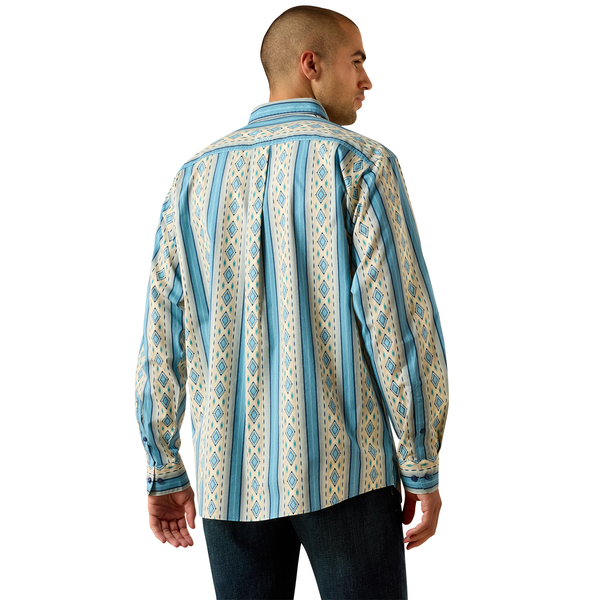 Men's Casual Southwest Long Sleeve Snap Shirt
