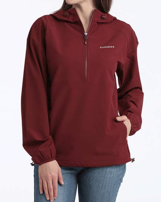 Women's 1/2 Zip Pullover Windbreaker