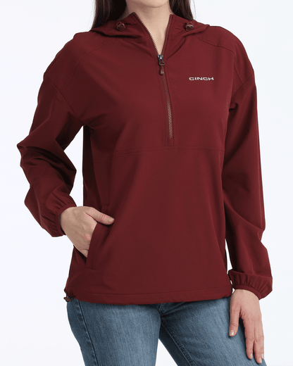 Women's 1/2 Zip Pullover Windbreaker