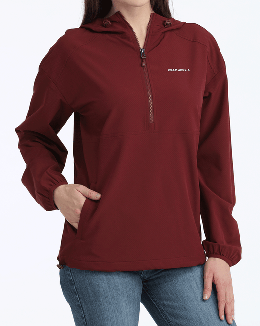 Women's 1/2 Zip Pullover Windbreaker