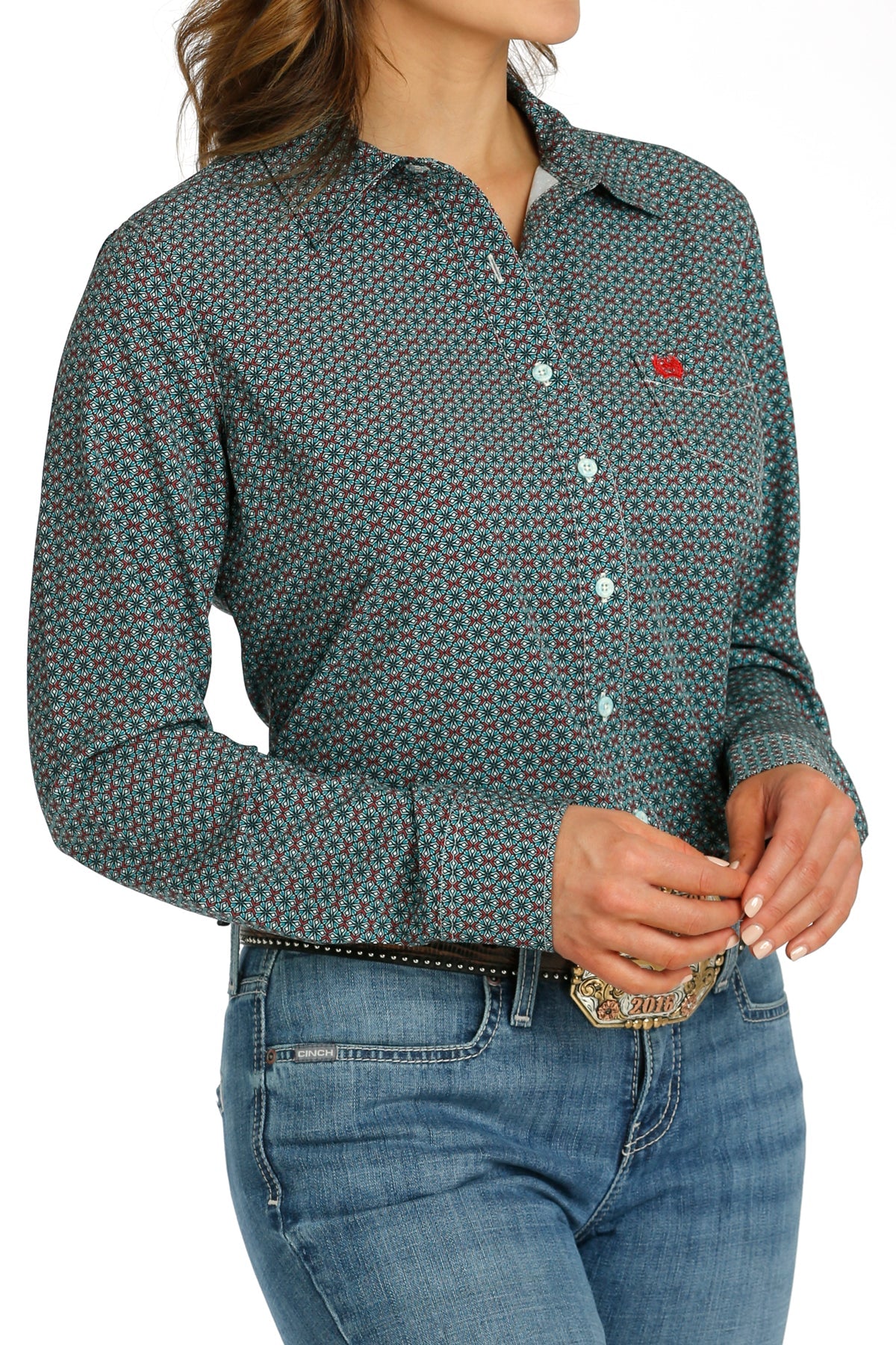 Women's ArenaFlex Long Sleeve Button-Up