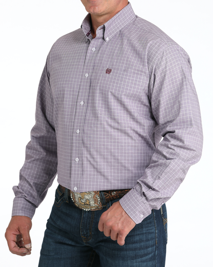 Men's Stretch Classic Fit Button-Down Western Shirt