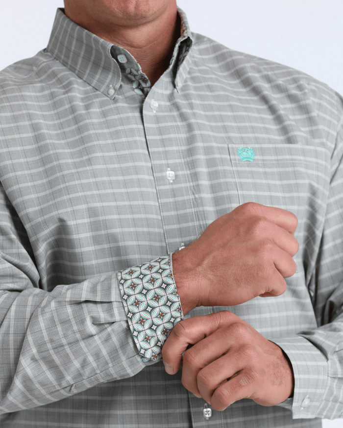 Men's Classic Fit Button Down Plaid Shirt