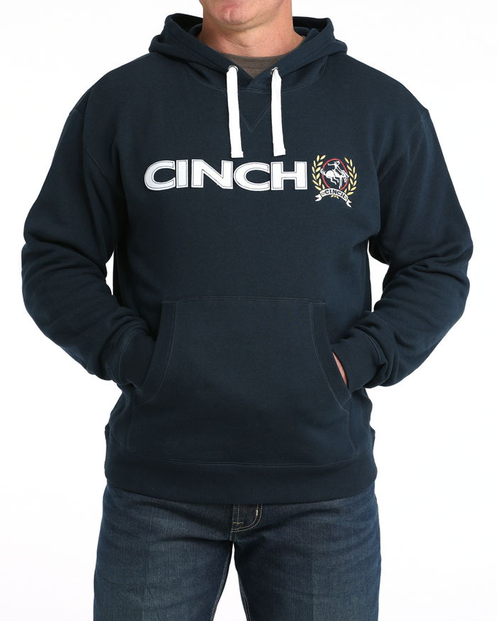 Men's Brown Cinch Logo Pullover Hoodie