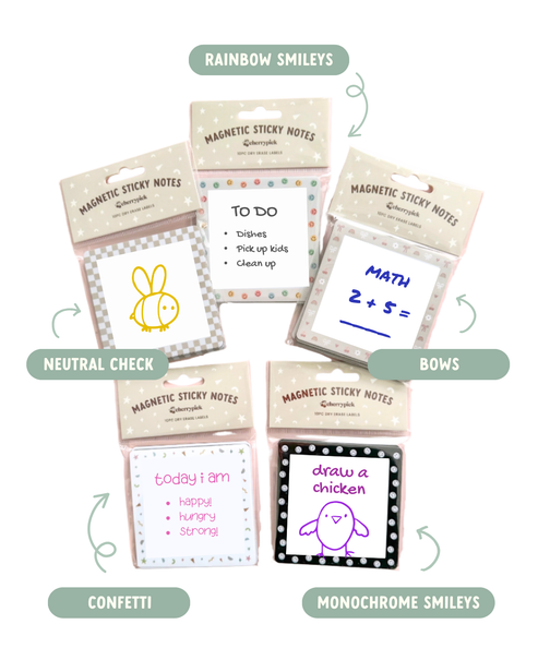 Magnetic Sticky Notes (10pc)