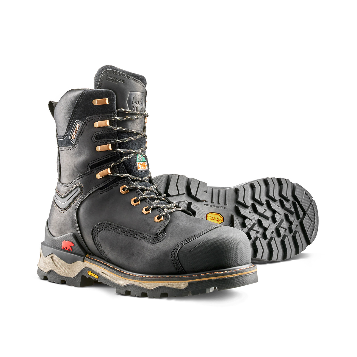 Men's Neragon 8" Waterproof Composite Toe Safety Work Boot