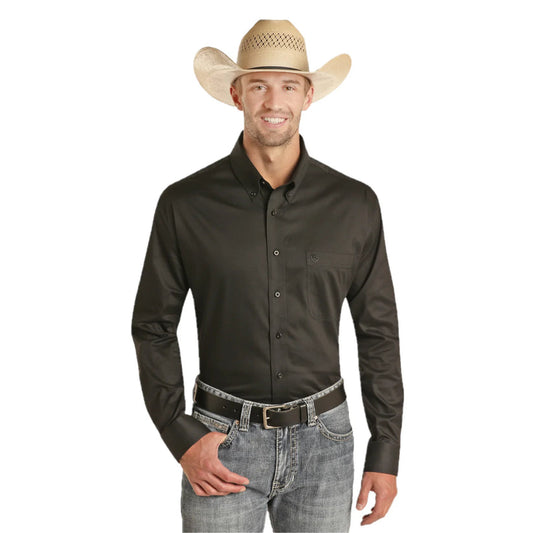 Men's Solid Twill BD Shirt