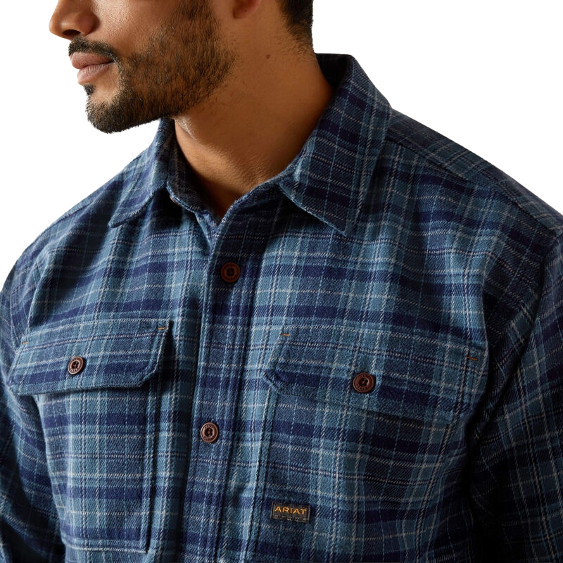 Men's Rebar Heavy Flannel Long Sleeve