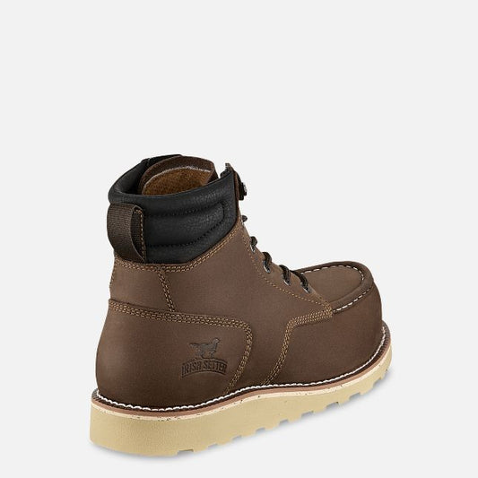 Unisex 6" Pipestone Leather Work Boot