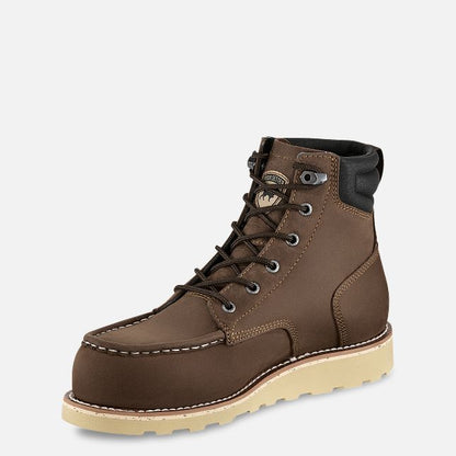 Unisex 6" Pipestone Leather Work Boot