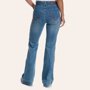 Women's Double Waistband Trouser Jean