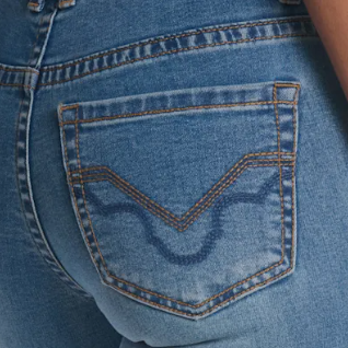 Women's Double Waistband Trouser Jean