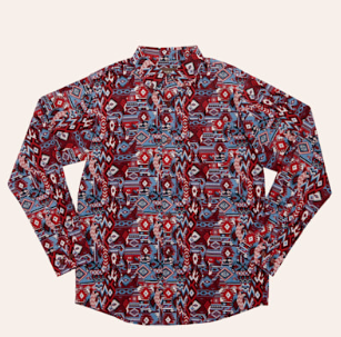 Boy's Casual South West Diamond Shirt