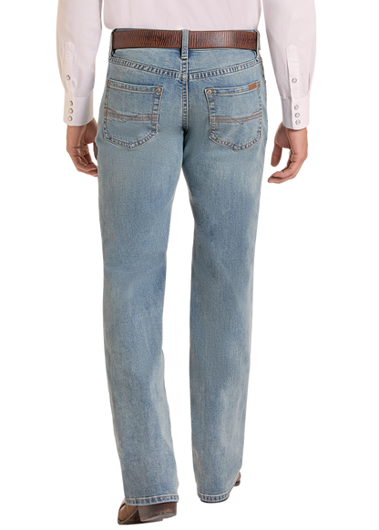 Men's V'46 Relaxed Fit Light Wash Straight Leg Jeans