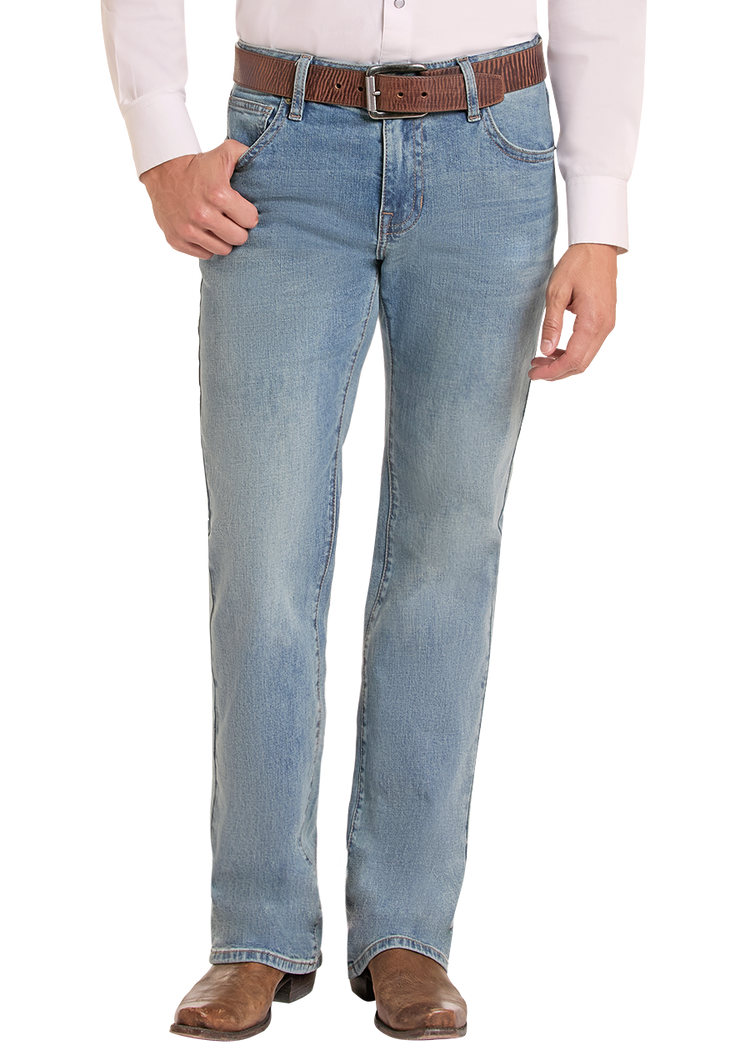 Men's V'46 Relaxed Fit Light Wash Straight Leg Jeans