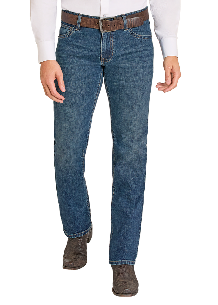 Men's Vintage '46 Slim Fit Rope Stitch Straight Leg Jeans