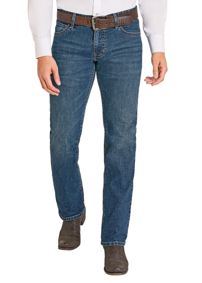 Men's Vintage '46 Slim Fit Rope Stitch Straight Leg Jeans
