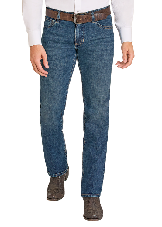 Men's Vintage '46 Slim Fit Rope Stitch Straight Leg Jeans