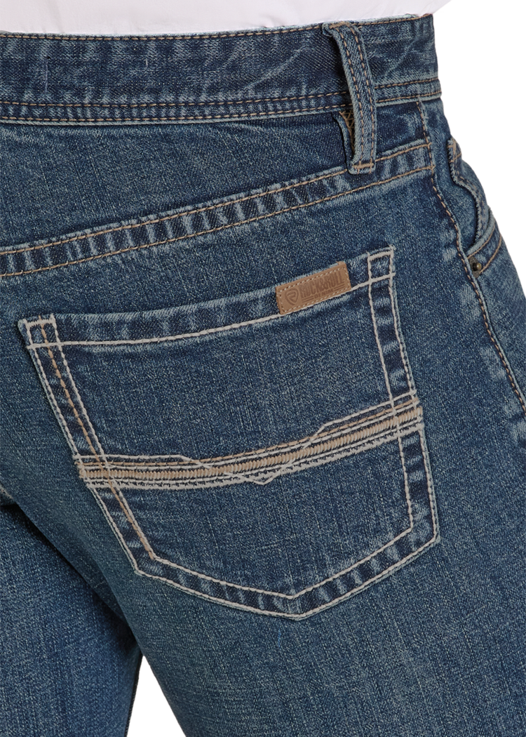 Men's Vintage '46 Slim Fit Rope Stitch Straight Leg Jeans