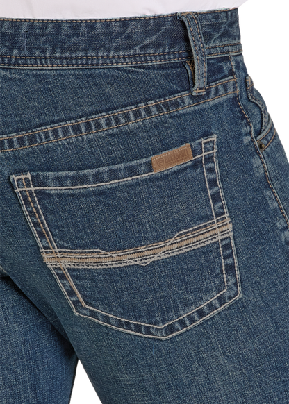 Men's Vintage '46 Slim Fit Rope Stitch Straight Leg Jeans