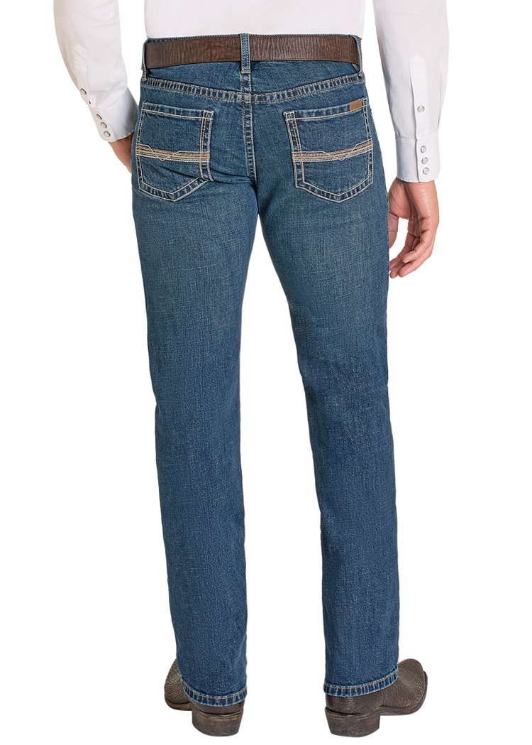 Men's Vintage '46 Slim Fit Rope Stitch Straight Leg Jeans