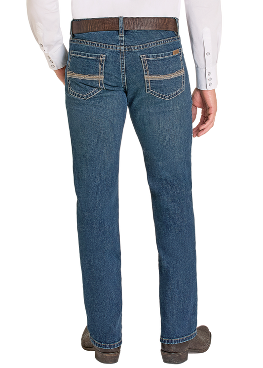 Men's Vintage '46 Slim Fit Rope Stitch Straight Leg Jeans