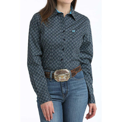 Women's Long Sleeve Print Shirt