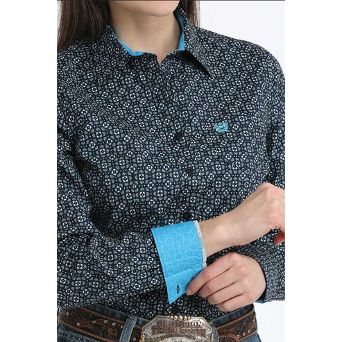 Women's Long Sleeve Print Shirt