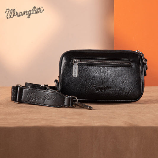 Wrangler Southwestern Knitted Crossbody Black
