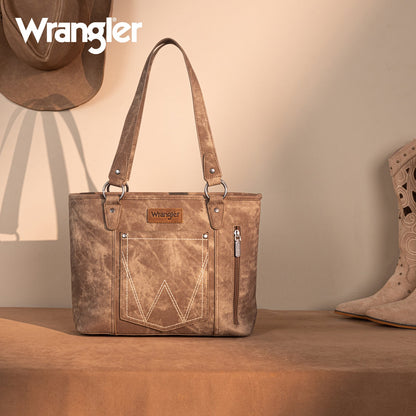 Wrangler W Stitch Water Repellent Tote Bag