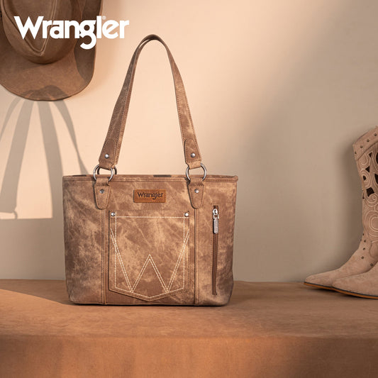 Wrangler W Stitch Water Repellent Tote Bag