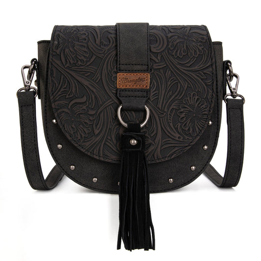 Wrangler Western Tooled Saddle Bag