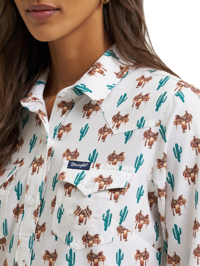 Women's Aria Saddle Performance Western Shirt