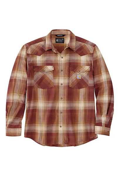 Montana Relaxed Fit Long-Sleeve Plaid Shirt