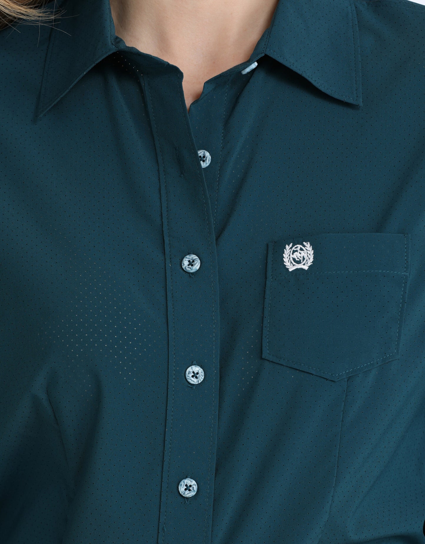 Women's L/S Arena Flex Button Shirt
