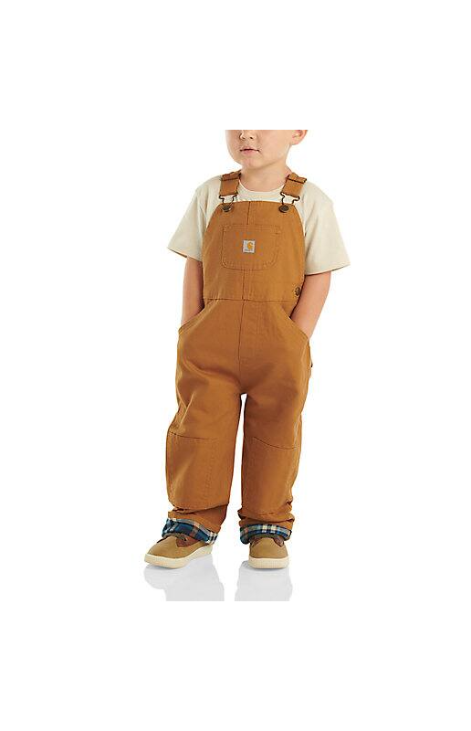 Toddler Flannel Lined Bib Overall