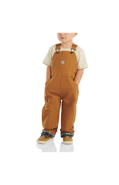 Toddler Flannel Lined Bib Overall