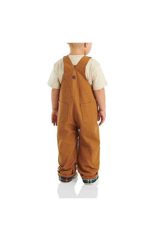 Toddler Flannel Lined Bib Overall