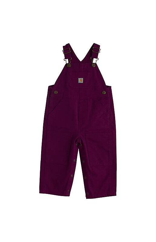 Girl's Toddler Loose Fit Canvas Bib Overall