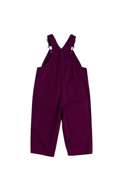 Girl's Toddler Loose Fit Canvas Bib Overall