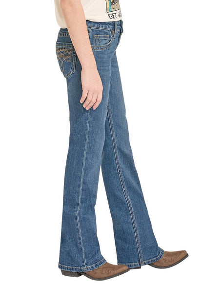 Girl's Boot Stitch Bootcut Jean